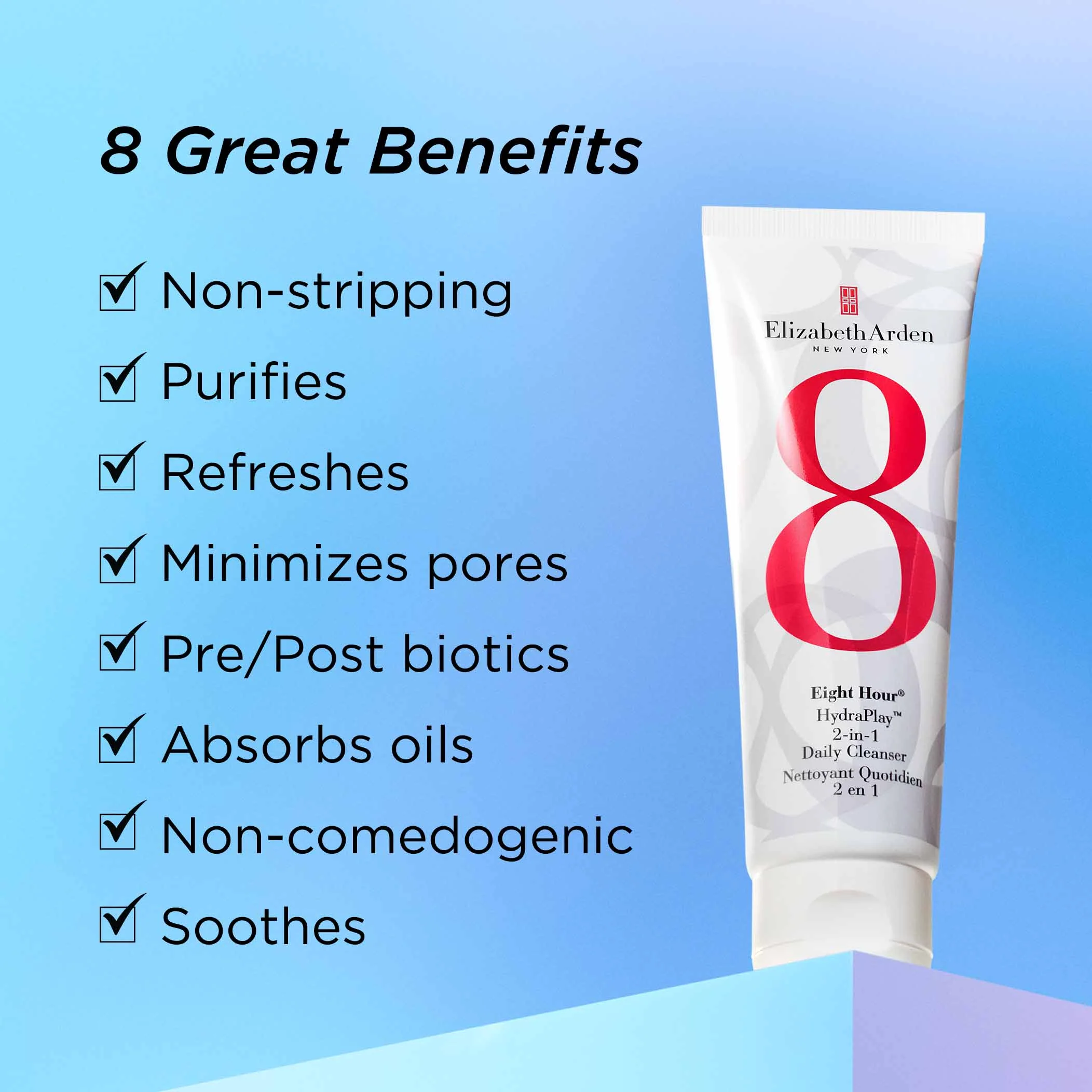Eight Hour® HydraPlay™ Moisturiser and Cleanser Duo - Image 6