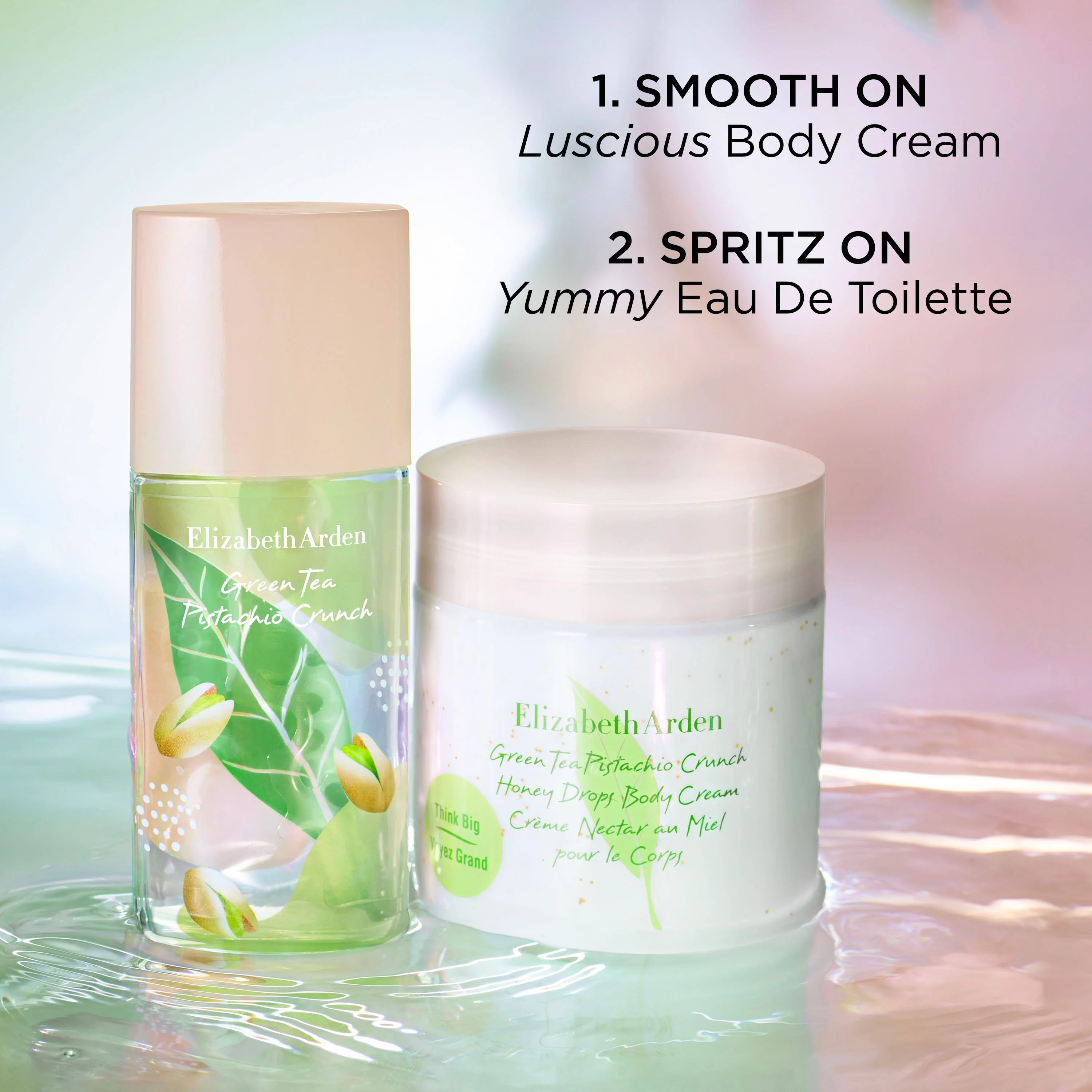 Green Tea Pistachio Crunch Honey Drops Body Cream - Image 8