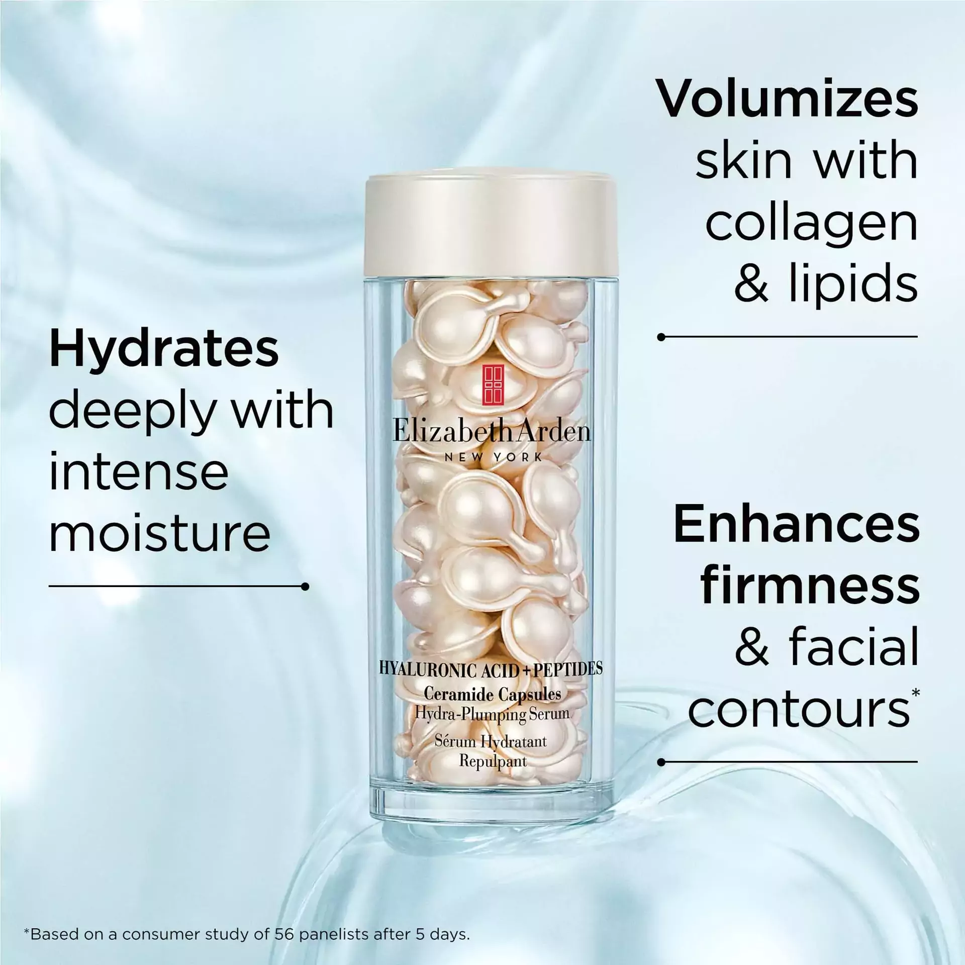 Hyaluronic Acid + Peptides Ceramide Capsules Hydra-Plumping Serum - Image 5
