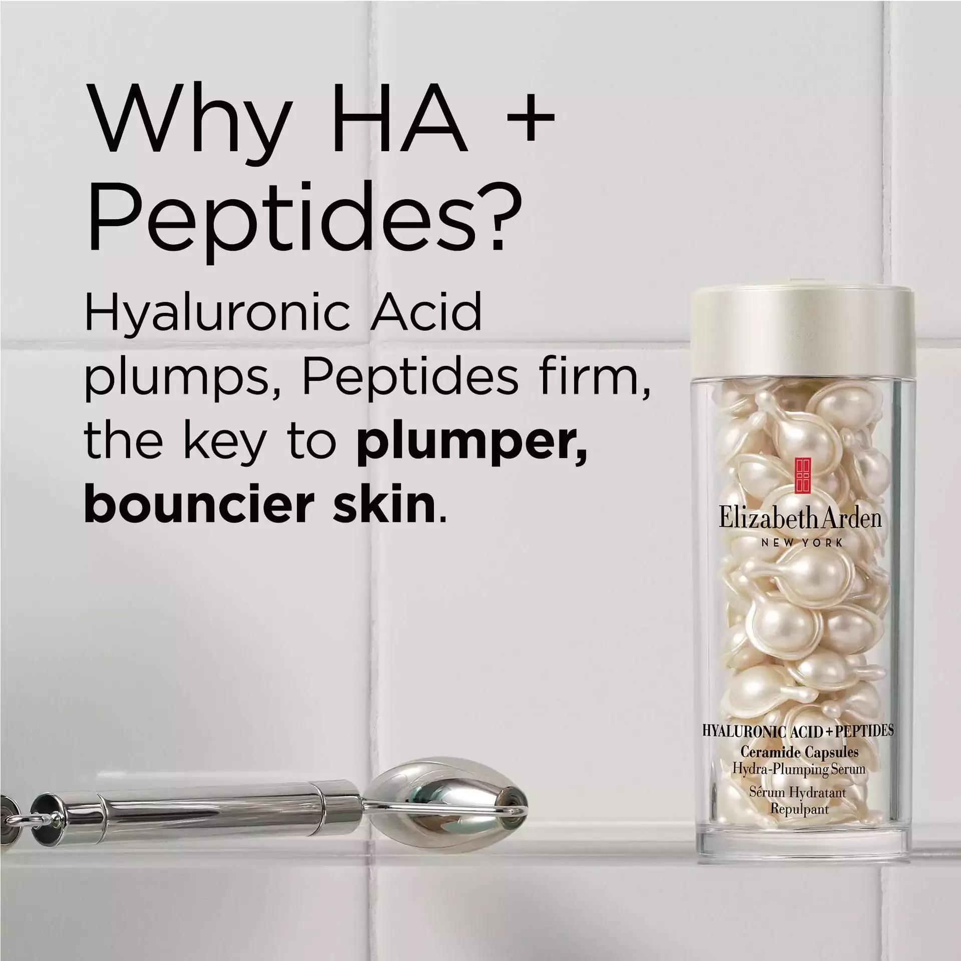Hyaluronic Acid + Peptides Ceramide Capsules Hydra-Plumping Serum - Image 6