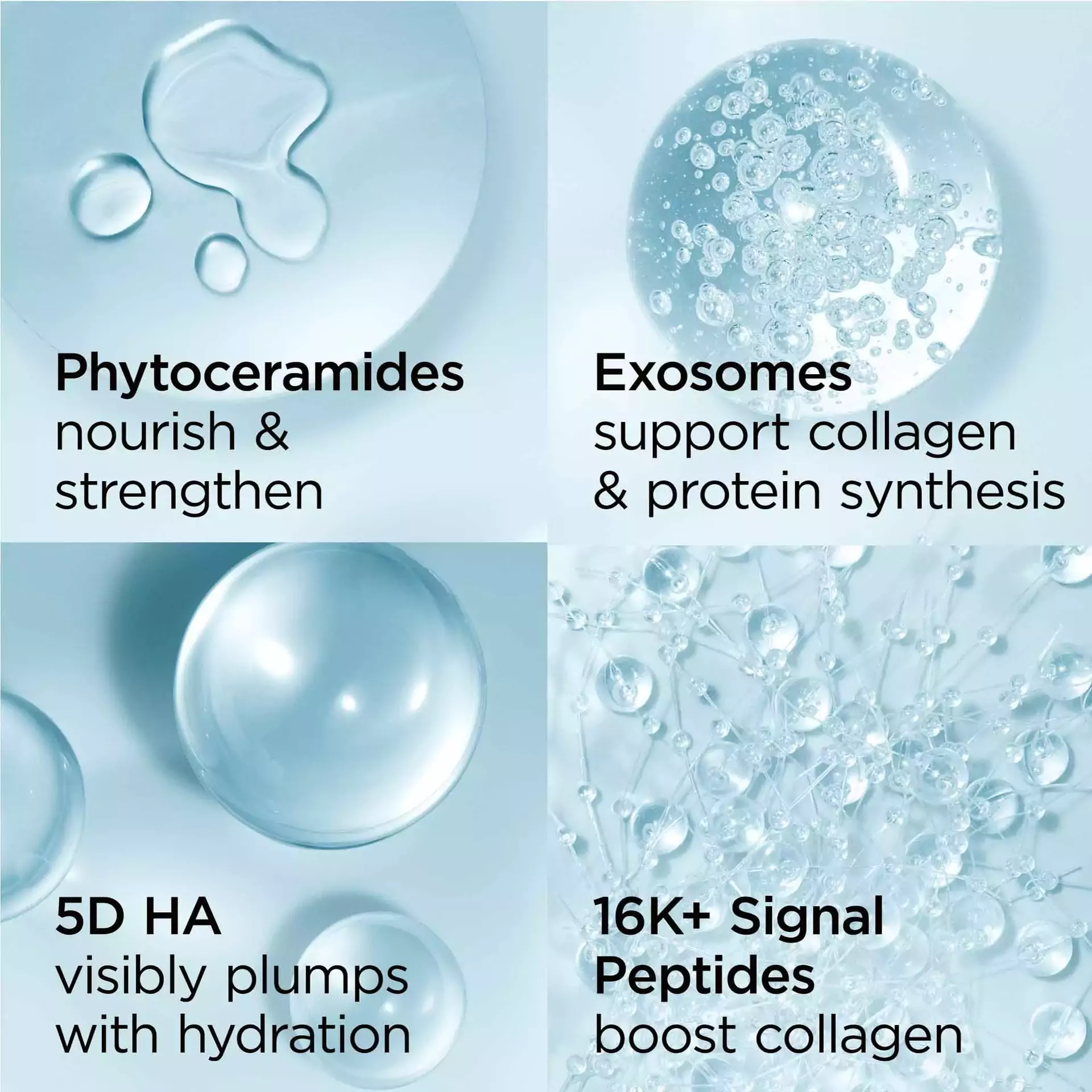 Hyaluronic Acid + Peptides Ceramide Hydra-Plumping Water Cream - Image 7
